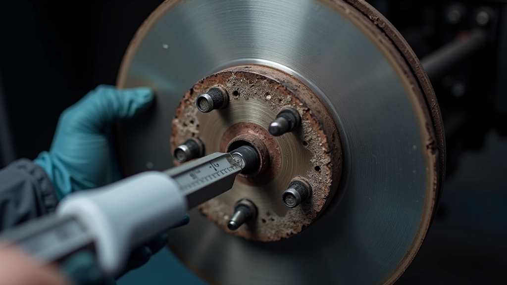 Brake disc replacement work